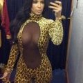 Kim Kardashian, dans sa tenue d'Halloween ultra sexy !