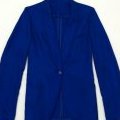Une veste indigo griffée American Retro chez Monoprix