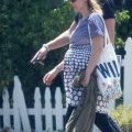 Drew Barrymore enceinte et de sortie avec son mari