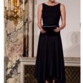 Charlene Wittstock élégante en robe noire