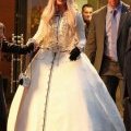 Lady Gaga en robe Chanel chez Barney's