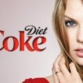 Taylor Swfit, égérie Diet Coke, l'affiche de la campagne