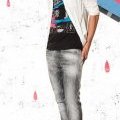 Chemise blanche et jeans gris délavé Diesel homme collection Automne Hiver 2010-2011