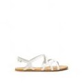 Sandales blanches à lanières Zara collection printemps-été 2011