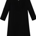 Robe collection été 2011 Tara Jarmon noire en crêpe avec un bijou strass