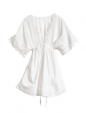 Tunique blanche en coton biologique pour femmes Conscious Collection Printemps-Eté  2011 H&M