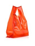 Sac Market Bag en acétate transparent orange 2011 par Jil Sander