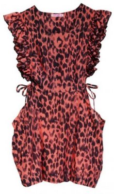 Robe panthère collection H&M Fashion Against Aids été 2010