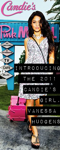 Vanessa Hudgens nouvelle égérie de la marque Candie's en 2011