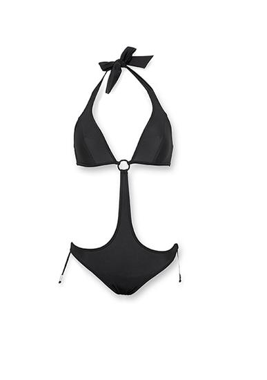 Trikini noir en forme d'ancre : collection Esprit été 2010