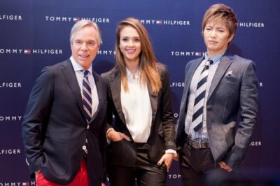 Jessica alba à l'inauguration d'une boutique Tommy Hilfiger à Tokyo