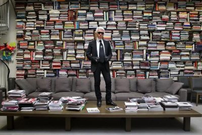 Karl Lagerfeld et sa passion pour les livres : le 7L