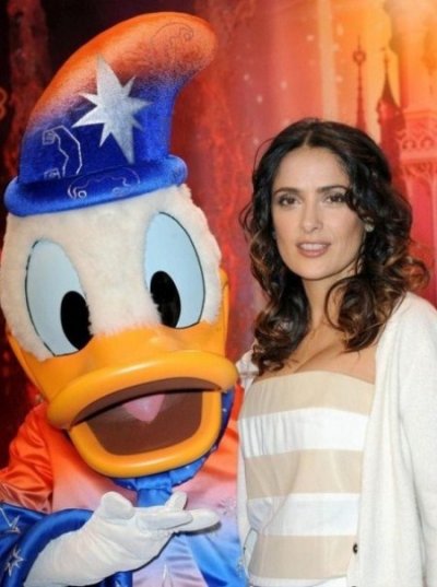 L’actrice Salma Hayek était la marraine du 20è anniversaire de Disneyland