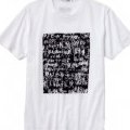 Tee shirt blanc Uniqlo dessine par Lady Gaga pour le Japon