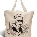 Sac à l'éfigie de Karl Lagerfeld