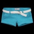 Short Hailey bleu turquoise Abercrombie & Fitch