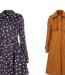 Le trench imprimé et caramel de Topshop