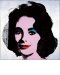 Un portrait de l’actrice Elisabeth Taylor par Andy Warhol