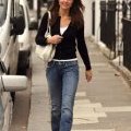 Kate Middleton en jean et petit pull noir