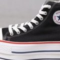 Converse plateforme compensées noires 2011