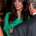 Kate Middleton en robe verte Mulberry