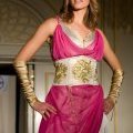 Caftan marocain rose fuschia