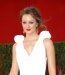 Chignon lâche de Leighton Meester robe longue blanche et rouge à lèvre prononcé tendance été 2011