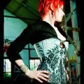 le même corset vert vu de profil Ariel Corset