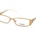 Lunettes Vogue beiges naturelles branches ornées Collection 2011