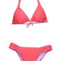 Bikini fushia flashy Billabong triangle bas froncé collection printemps été 2011 