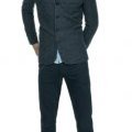 Veste en tweed chemise en jean collection homme Sandro automne hiver 2010 2011