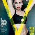Miley Cyrus et a sexy attitude en une de V