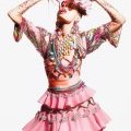 La robe bonbon de la ligne « Salad Times »