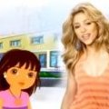 Shakira aux côtés de Dora l'exploratrice le temps d'une chanson