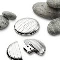 Clé USB galet chic et tendance Christofle et LaCie