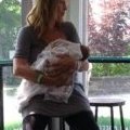 Uma Thurman et sa fille à New York