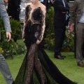 Kristen Stewart en robe Marchesa à Londres