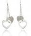 Boucles d'oreilles Histoire d'Or argent duo de coeur Collection Automne hiver 2011/2012