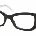 Lunettes Prada PR23MV noires à tiges grises 