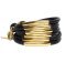 Le bracelet ROCCO noir Luxetto