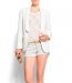 Veste Mango blanche élégante Collection Automne hiver 2011/2012