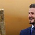 David Beckham, élégant porte-flamme olympique