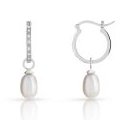 Boucles d'oreilles Maty en argent perle de culture Collection 2011