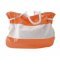 Sac cabas de plage en duo orange fluo et blanc Kdesign Collection Printemps été 2011