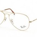 Lunettes Aviator dorées or Ray Ban Tendance 2011