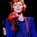 Le chanteur David Bowie dans les seventie's