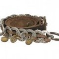 Ceinture cuir de vachette et métal IKKS Tendance Automne Hiver 2011/2012