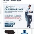 La nouvelle boutique de Lacoste sur Facebook