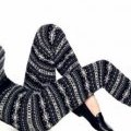 Pull + leggings motif jacquard Etam collection 2010 2011 automne hiver
