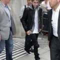 Justin Bieber à la sortie des studios de BBC One à Londres